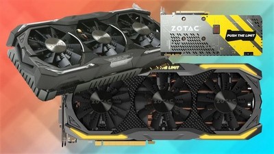 ZOTAC GeForce  GTX 1070 AMP Extreme Grafikkarte / 8GB DDR5 / Triple Fan