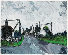 Daniel Nichols - Contemporary Oil, Street Scene