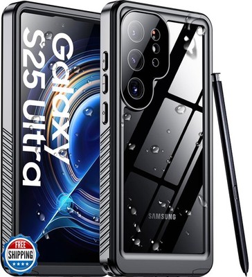 Temdan Designed for Samsung Galaxy S25 Ultra Case Waterproof, Bui