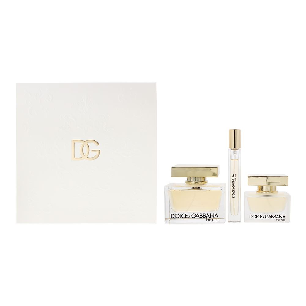 Dolce & Gabbana The One 3 Piece Gift Set: Eau De Parfum 75Ml - Eau De Parfum 10Ml - Hair Mist 30Ml - Image 5