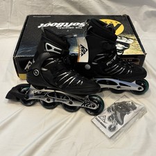 K2 F.I.T. 84 Mens Inline Skates Size 10 Black 80A in Box / Manual