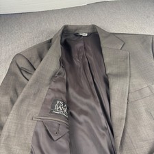 Jos. A. Bank Traveler's Collection Gray Wool Blazer Sport Coat 38S Two-Button