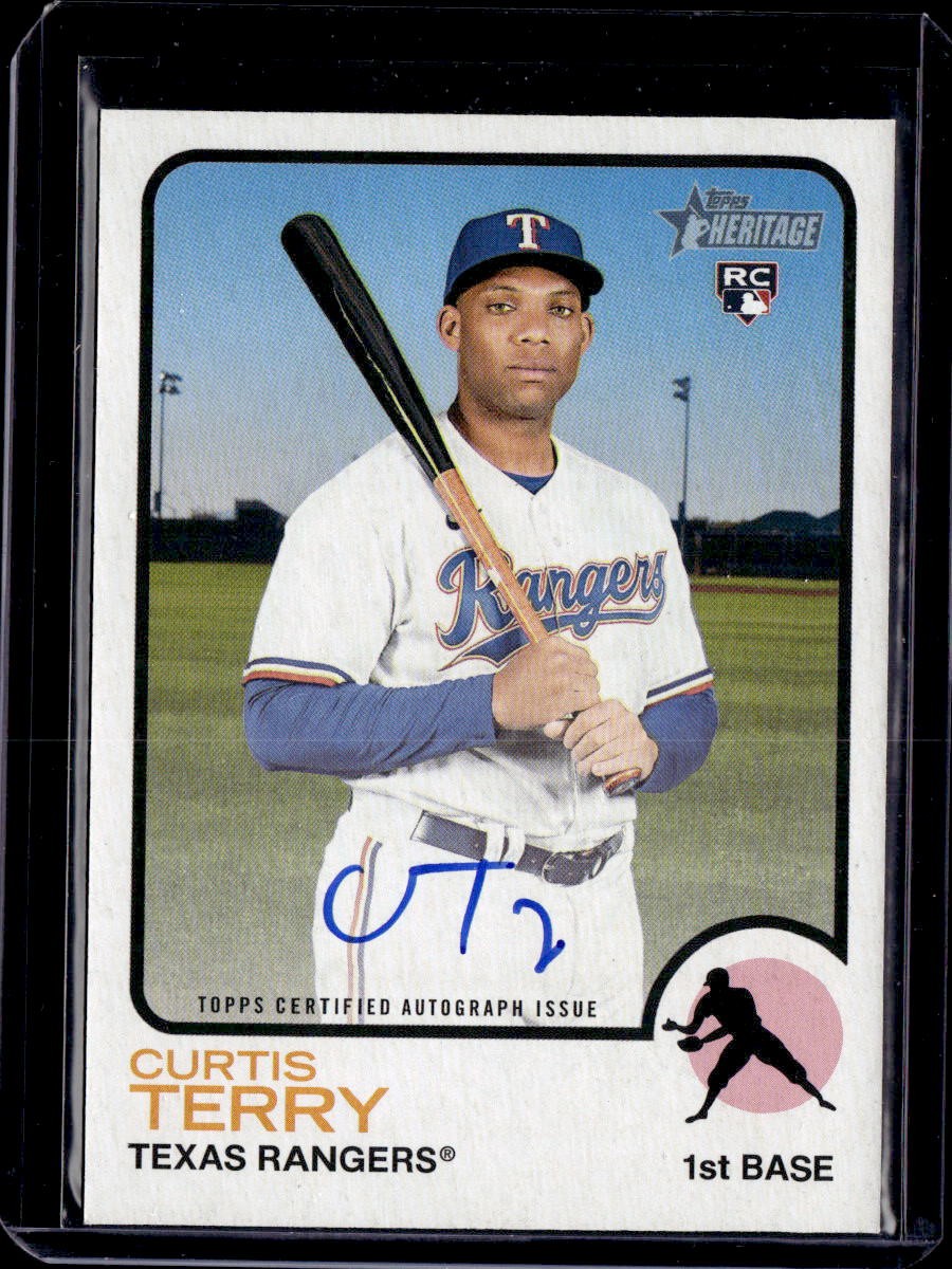 2022 Topps Heritage #ROA-CT Curtis Terry Real One Autographs
