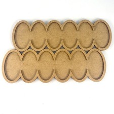 X2 MDF Movement Trays 60Mm X10 MDF Warhammer AOS  P-00MMX