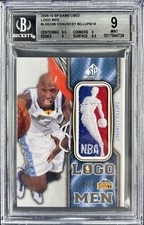 2009 Upper Deck SP Chauncey Billups Game Used Logoman #16/16 Nuggets BGS 9 MINT