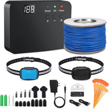 Electric Fence for Dogs, Upgraded Underground above Ground Electric Dog Fence Pe