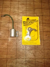 GENUINE IGNITION BREAKER POINTS 88811  by Phelon & Used 85358 tested Condenser