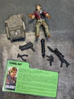 Vintage GI Joe Figure 1990 Tunnel Rat V3 Sonic Fighters With File Card  !Charity