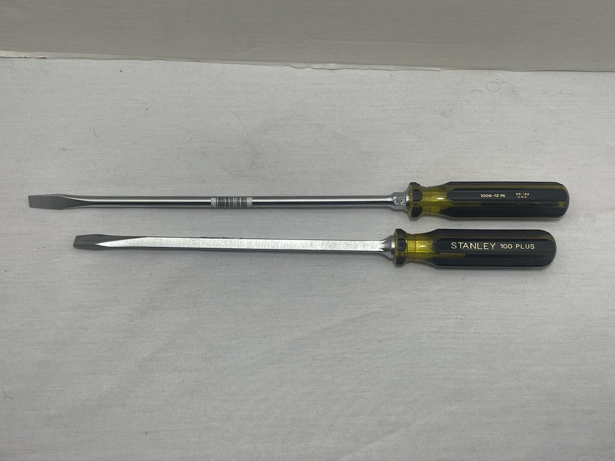 Destornillador Williams ENDUROGRIP – Punta Ranurada De 3/16″ X 6″, Mango Ergonómico Con Tope Para Pulgar, Fabricado En EEUU
