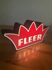 Fleer Light Box Sign LED USB Man Cave Basketball Cards Brand New