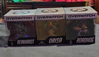 Cute But Deadly Blizzard Overwatch Collectible Figures Reinhardt Orisa Roadhog