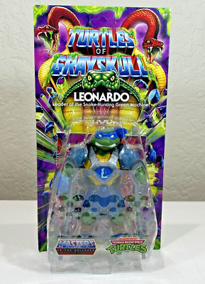 MOTU Origins Turtles of Grayskull LEONARDO Figure Wave 6 Unpunched New In Hand!