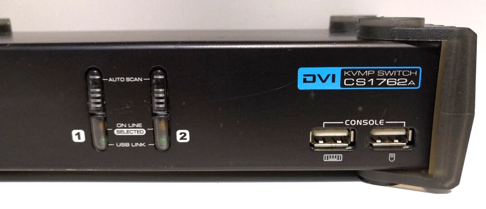 Aten DVI CS1762A KVMP Switch 2-Port USB 2.0 DVI KVM Switch + Kabel ohne Netzteil - Bild 4 von 4