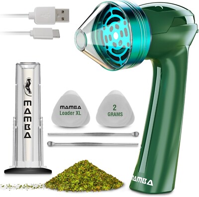 Mamba Loader XL V2-55 2g Electric Portable Herb Grinder. USB Powered Essential K
