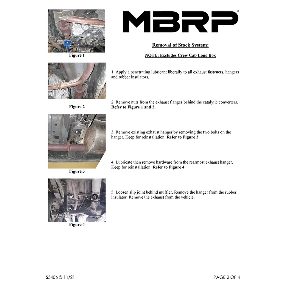 Выхлопная труба катализатора из нержавеющей стали MBRP S5406409 для Nissan Frontier 4,0 л V6 2005-2019 годов выпуска - Изображение 4 из 4