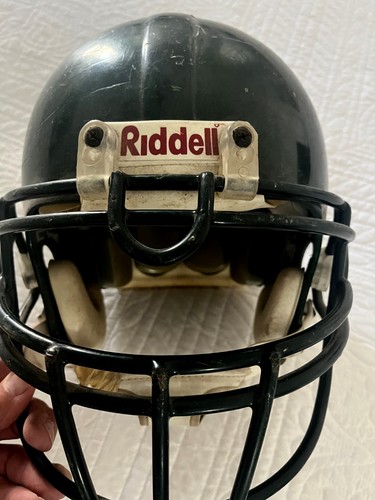 Casco de fútbol americano Riddell vintage usado en el juego PAC 10 jugador OREGON DUCKS verde - Imagen 4 de 11