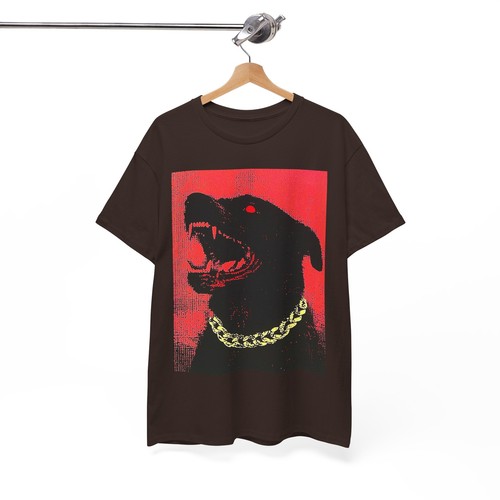 CAMISA GÁNGSTER HIP HOP PERRO ROPA DE CALLE REGALO HOMBRES PAPÁ CADENA ROTTWEILER PITBULL - Imagen 8 de 17