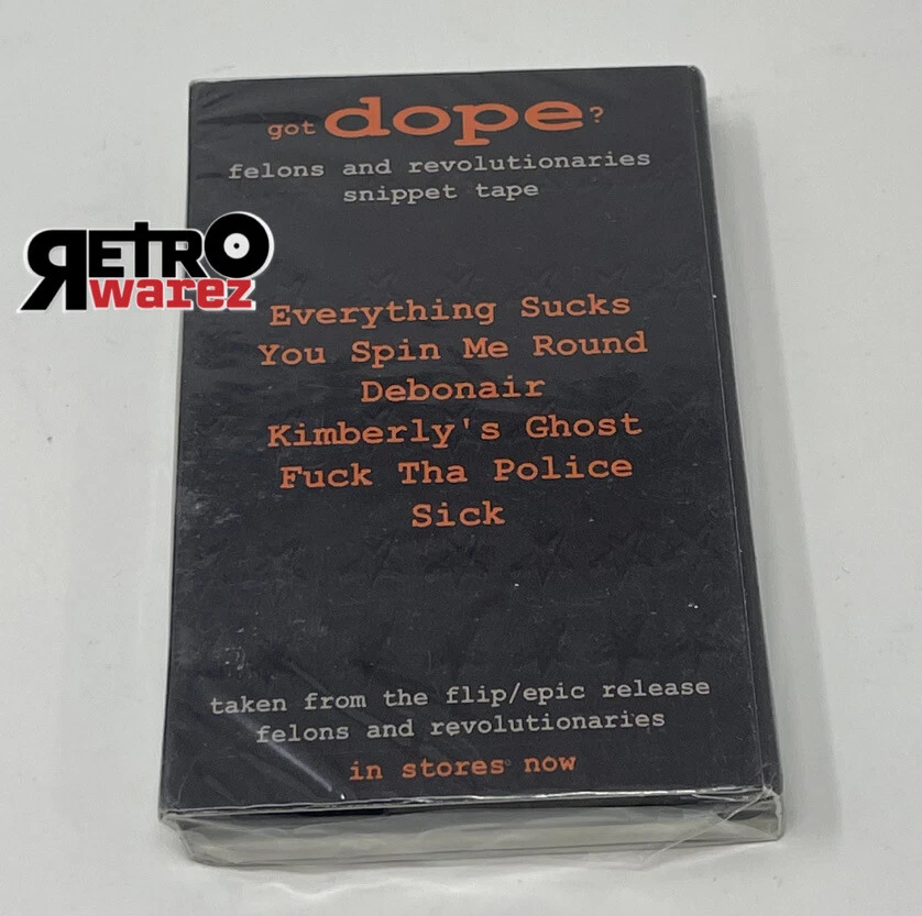 DOPE The Revolution Has Come Cassette Tape SAMPLER SEALED metal rare rap - Image 2 of 2