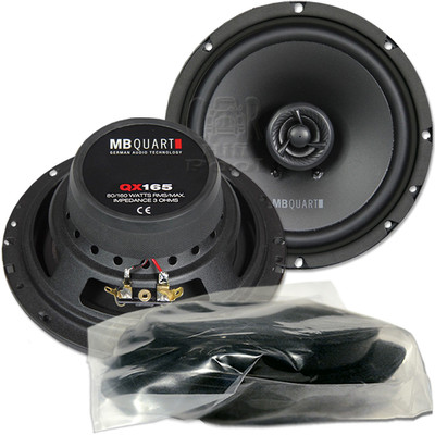 MB QUART QX 165 CF 16,5cm Koax Lautsprecher Paar für Mercedes C W203 Tür v