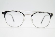 Brille OXIBIS MG6C4 Silber Schwarz Transparent Oval Brillengestell Neu