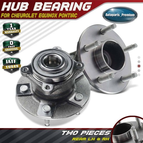 A-Premium 2 X Rear Wheel Bearing And Hub Assembly With 5-Lug Compatible With Chevrolet Equinox 2005, Pontiac Torrent 2006, Saturn Vue 2002-2007, FWD And Non-ABS - Foto 4
