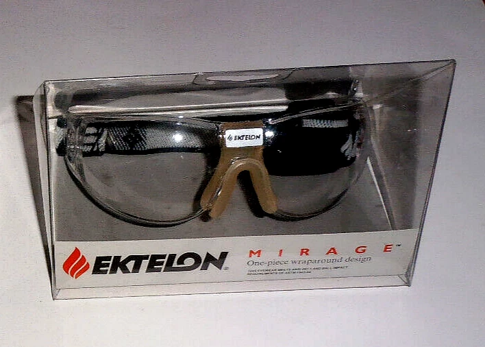 EKTELON MIRAGE Adjustable Glasses / Goggles Racquetball / Pickleball w/Strap NEW