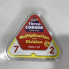 Trend Three-Corner Flash Cards Multiplication  Division All Facts 1-12