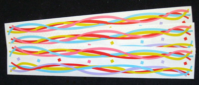 Mrs Grossman Vintage Three 2x12'' Design Line Sticker Sheets 'Ribbons' (Retired)