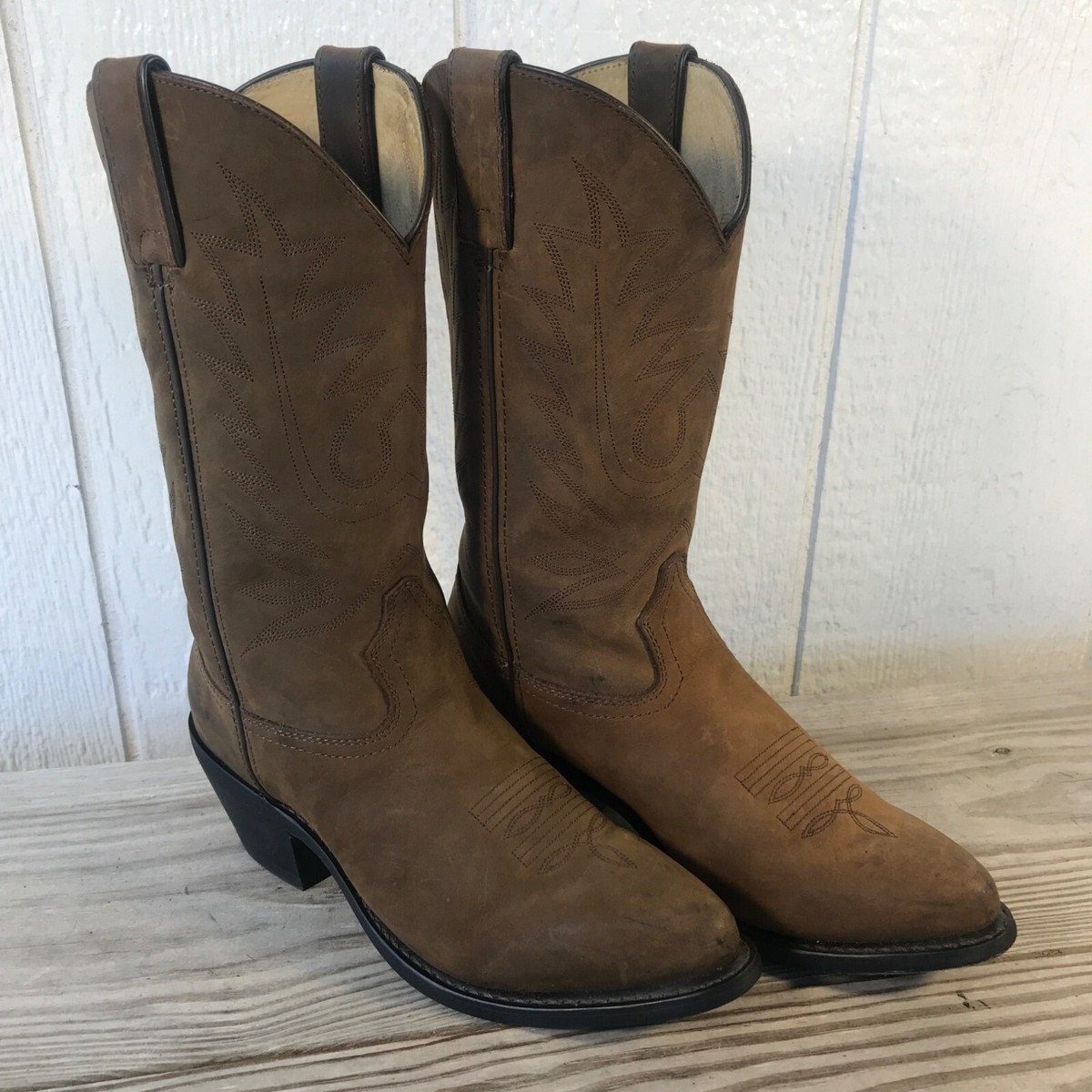 Durango Classic Womens Tan Full Grain Leather Western Boots  display picture 3
