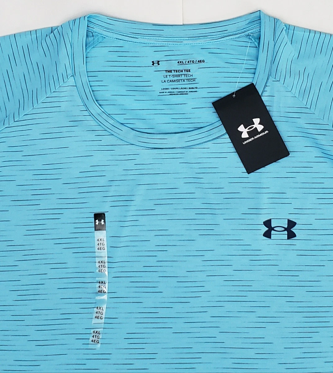 Men s UNDER ARMOUR 2.0 TECH T SHIRT Size XXXXL 4XL NEW Big Tall
