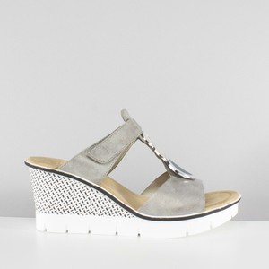 rieker silver sandals