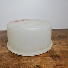 AS IS Tupperware 256 Cake Pie Carry All Round Container 32 Cup 12" Round