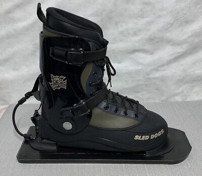 Sleddogsのスノースケートブーツ！ Sled Dogs Snowskates Black With Bases Size 11 | eBay