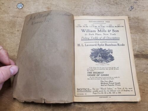 1928 William Mills & Son Fishing Tackle Catalog, Park Place New York City Store - Imagen 2 de 24