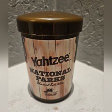 Yahtzee Travel Game National Parks Dice Cup and Score Sheets