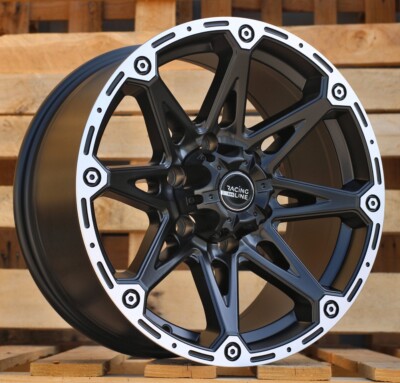 4X 17'' OFF ROAD wheels 6X139.7 8.5J ET15 4x4 HD for 4Runner Hilux Land Cruiser
