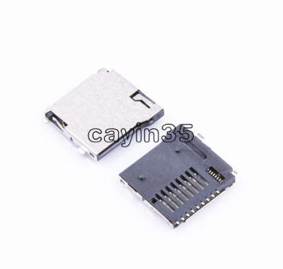 10Pcs TransFlash TF Micro Memory SD Card Self-eject Socket Plug Adapter ...