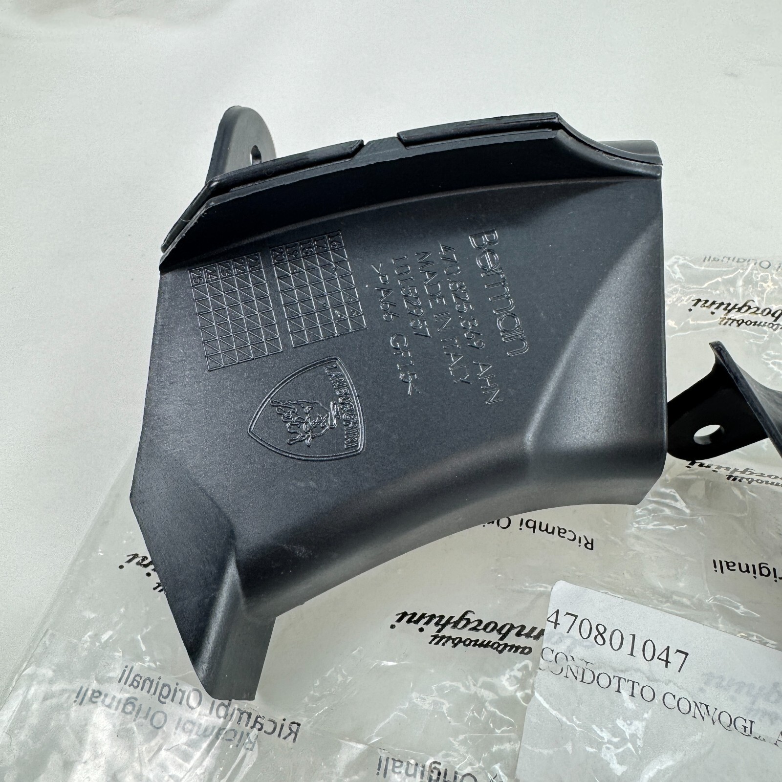 Genuine Lamborghini Aventador Floor Panel Air Duct Installation Kit 470801047