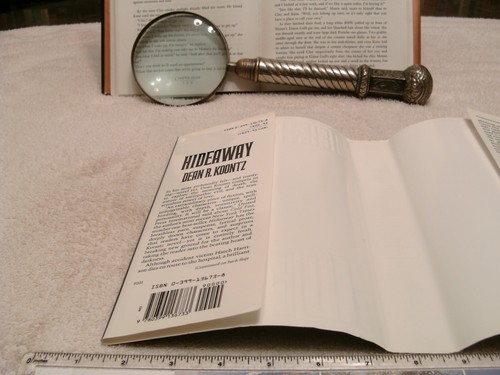 Dean R. Koontz *HIDEAWAY* HC/DJ 1st Edition - 1st Printing - Picture 11 of 12