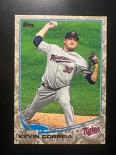 2013 Topps Update Camo #US289 Kevin Correia #'d 20/99 Twins