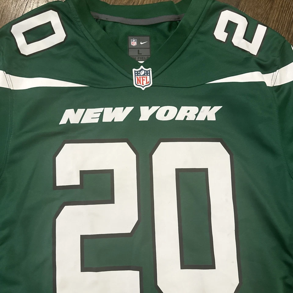 Camiseta grande de los New York Jets Bryce Hall para hombre verde Nike Foto 4 de 4