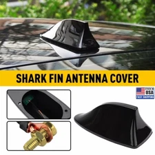 Universal Black Shark Fin Roof Car Antenna Aerial Radio FM/AM Antena Cover US