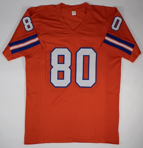 RICK UPCHURCH Signed Denver Broncos Custom XL Jersey (JSA Witness COA) - Picture 3 of 5