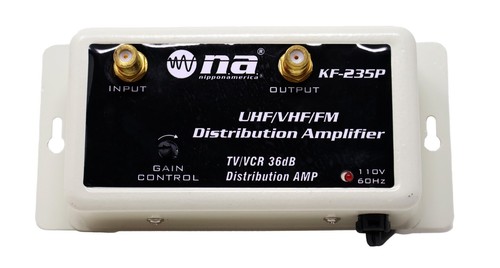 Nippon 36dB Gain Cable Antenna Distribution Amplifier VHF UHF FM KF-235P 2 Pack - Picture 7 of 12
