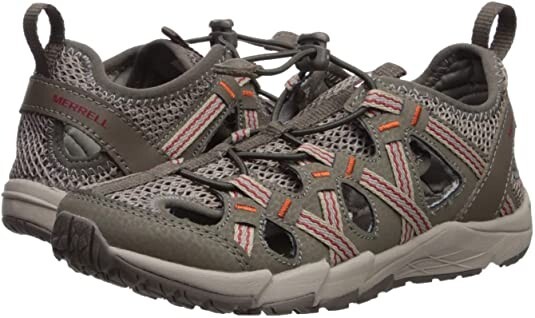 Sandali da ragazzo Merrell Hydro Choprock Shandals nuovi con scatola in marrone tartufo ≈ taglia 4 giovani