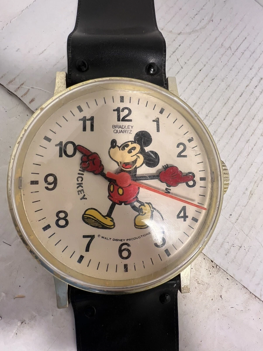 Mickey mouse wrist watch wall cheap clock