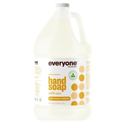 Everyone Liquid Hand Soap Refill 1 Gallon Meyer Lemon and Mandarin Plant-Base...