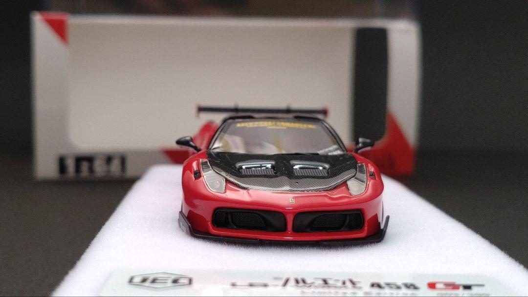 JEC 1/64 LBワークス　フェラーリ 458GTシルエット深リムカスタム JEC 1/64 LBワークス フェラーリ 458GTシルエット深リムカスタム