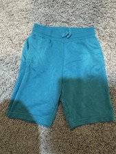 H M Boys Green Shorts Size 8 EUC