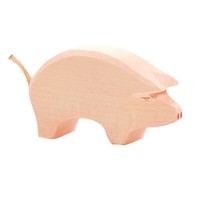Ostheimer 10903 Schwein Rosa Kopf Tief Aus Holz Neu Vom FachhäNdler